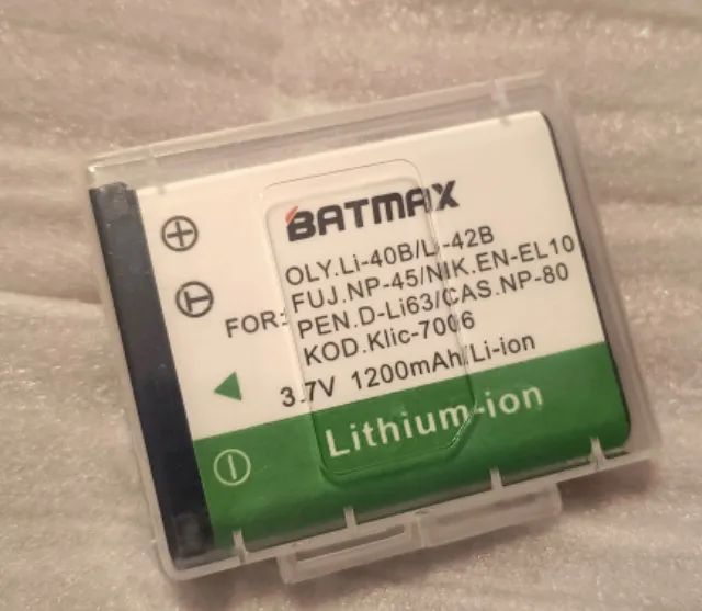 Bateria + Carregador Li42B Arctis El10 Fujifilm Np45 Pc14R Klik 7006 Casio Np80 Dl-I63 - Foto 4