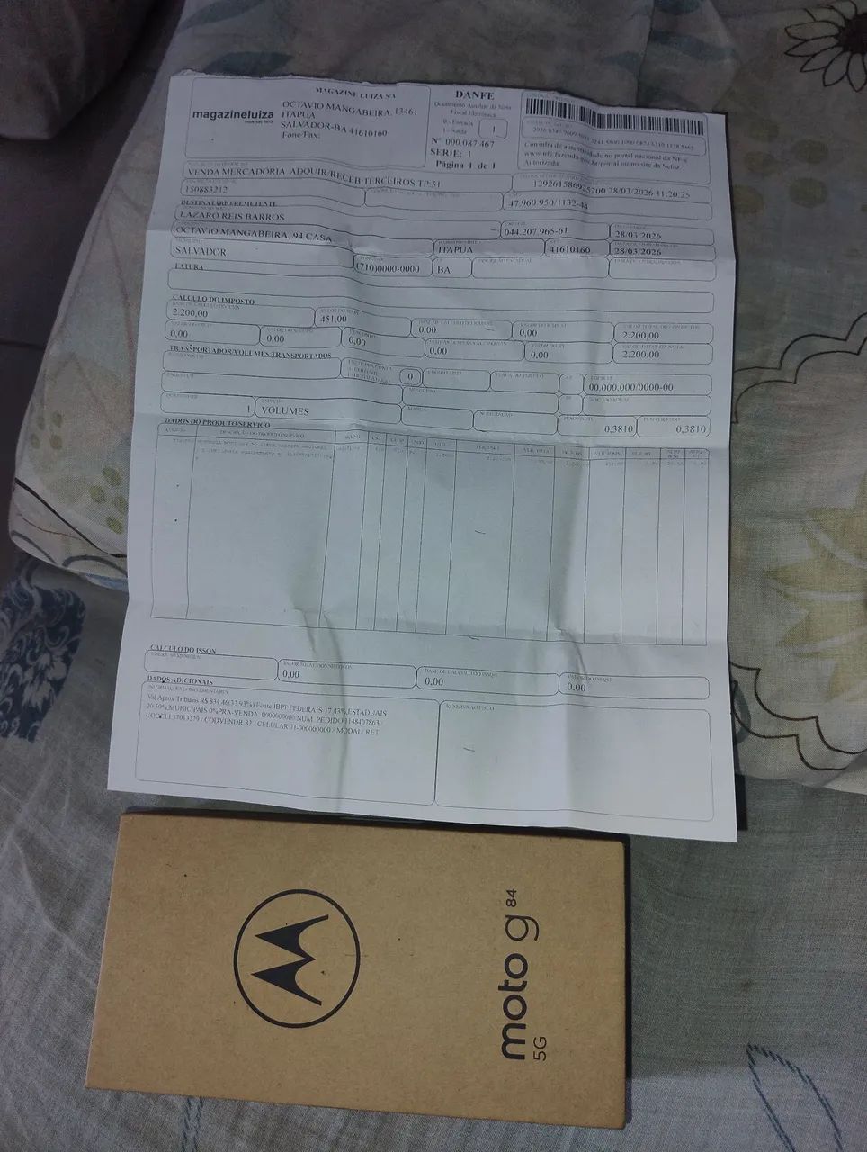 Celular novo