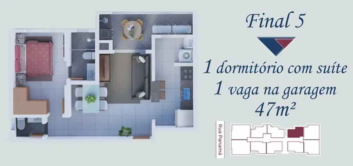 PLANTA 47m²