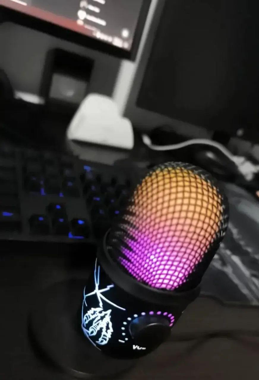 Microfone condensado rgb pc451967430438440961