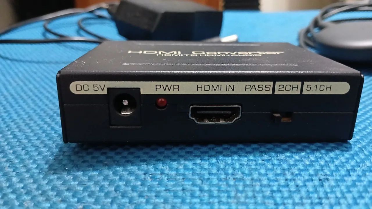Hdmi audio video spliter + Chromecast 3a geração  - Foto 3