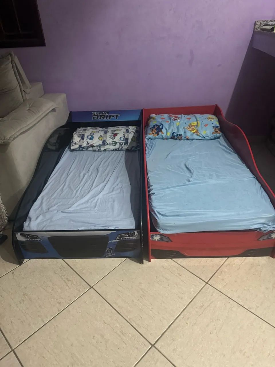Cama infantil carros 