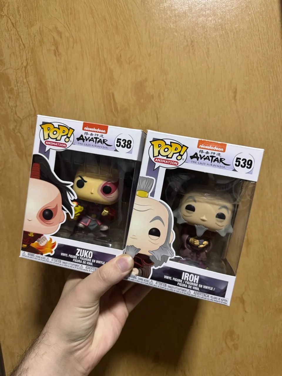 Funko pop zuko e iroh 