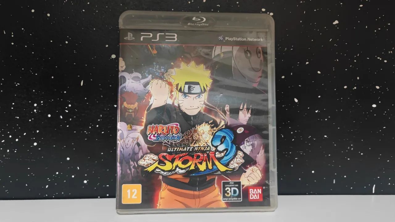 Jogo Naruto Shippuuden ultimate ninja storm 3 de PS3 