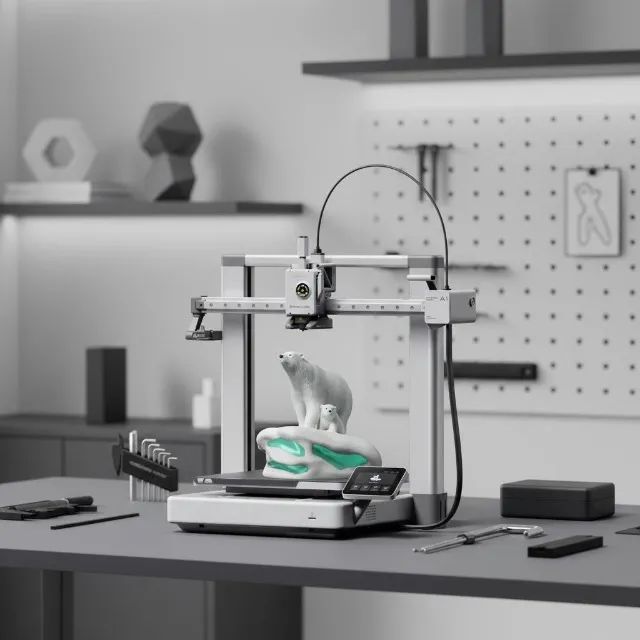 Impressora 3D Bambu Lab A1 Combo - Pouco Uso, Funcionando Perfeitamente + AMS Lite - Foto 3