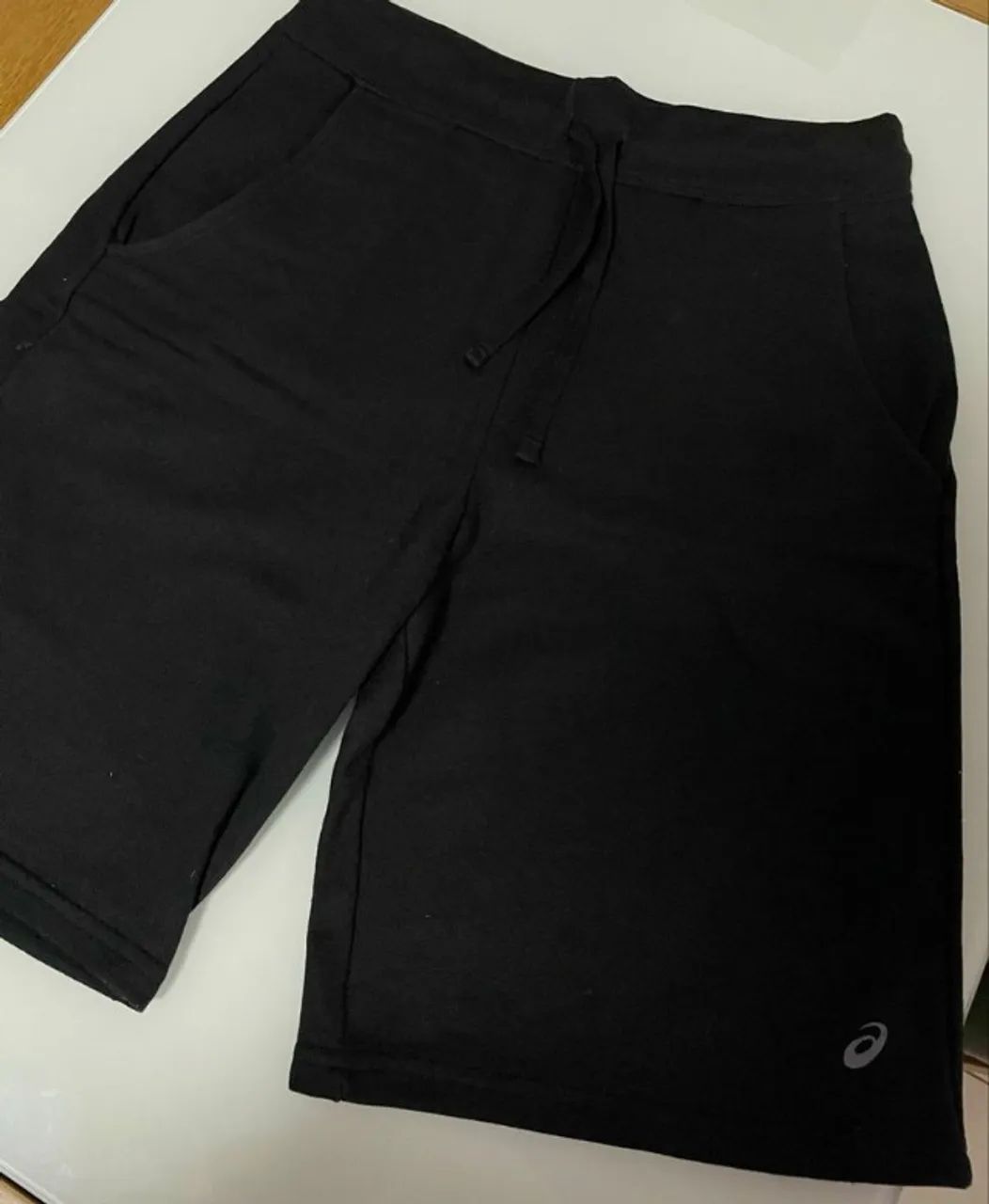  bermuda preta asics  - Foto 2