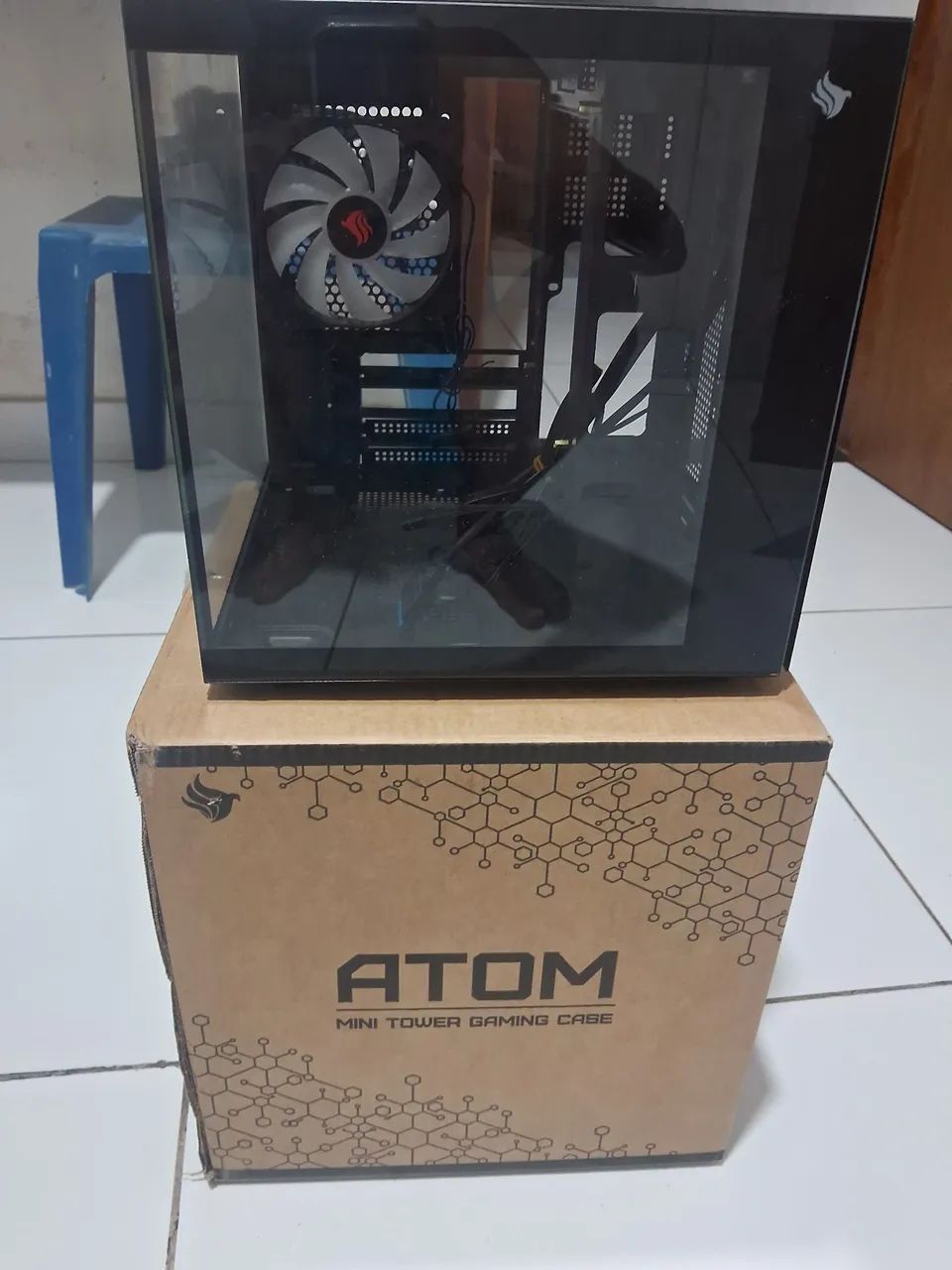 Gabinete mini-tower atom tipo aquário  - Foto 2
