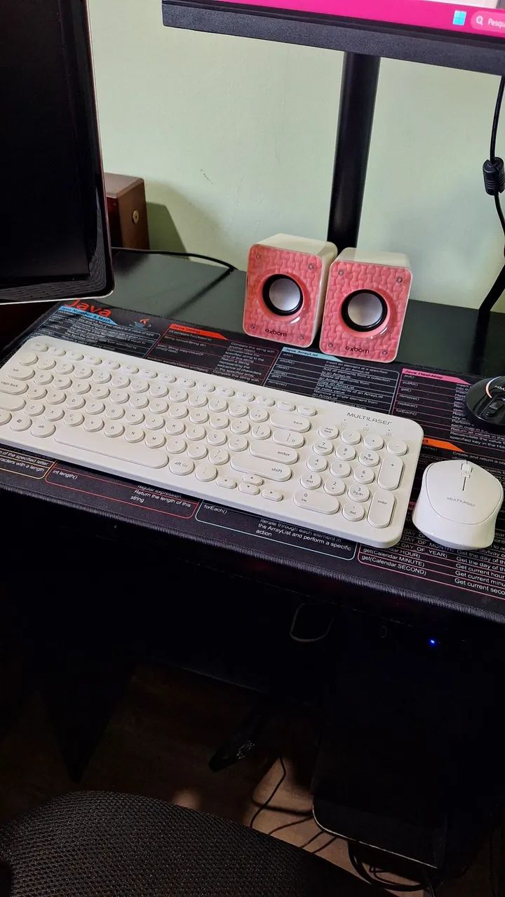 Taclado e mouse Sem fio Multilaser TC232 com nano receptor