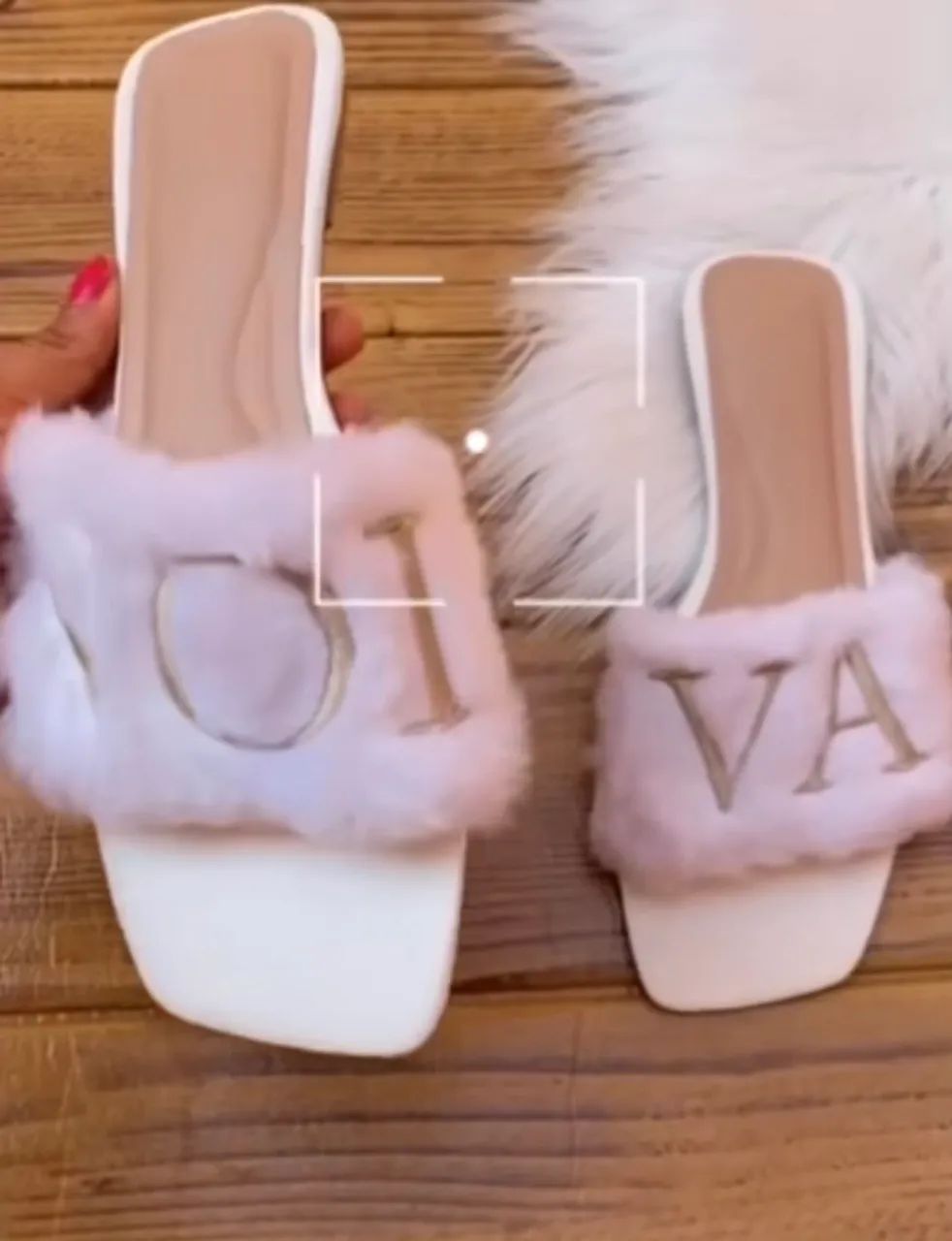 Pantufa noiva 