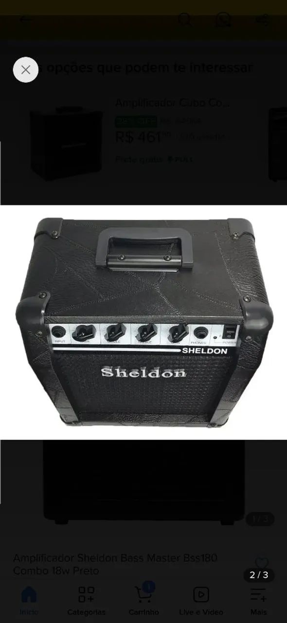 Amplificador Sheldon Baixo - Foto 2