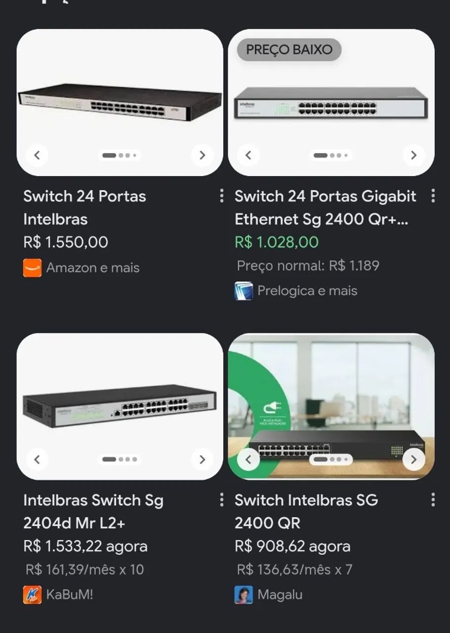 Switch Intelbras 24 portas- Novo na Caixa - Foto 3