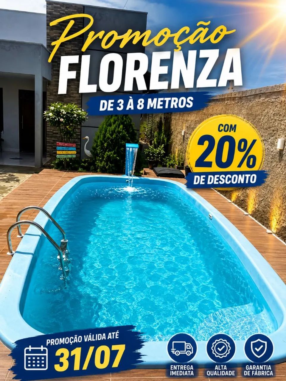 Piscinas de fibra 