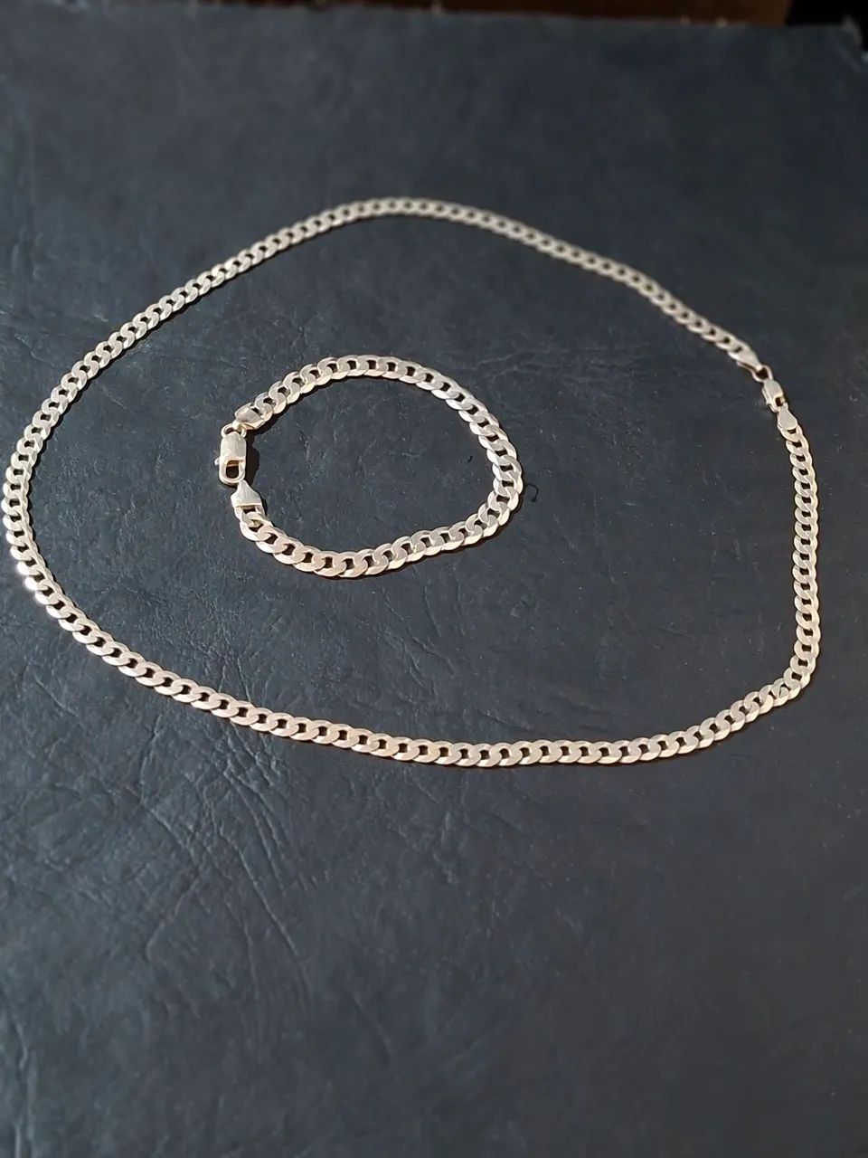Conjunto de prata masculina - Foto 3
