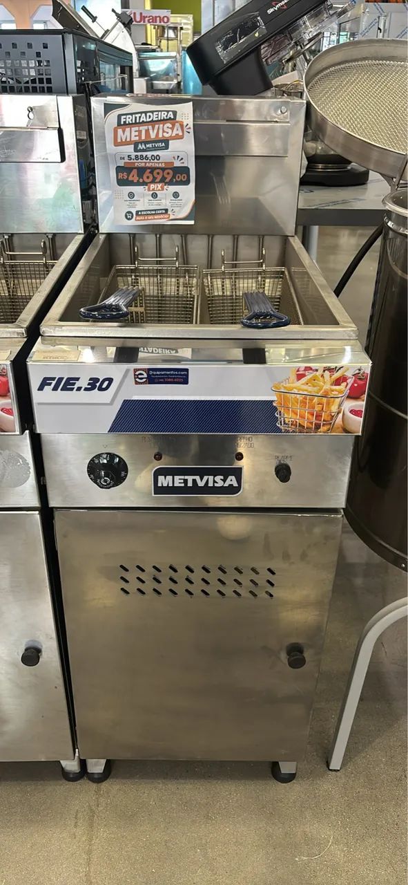 Fritadeira elétrica 2 cestos 