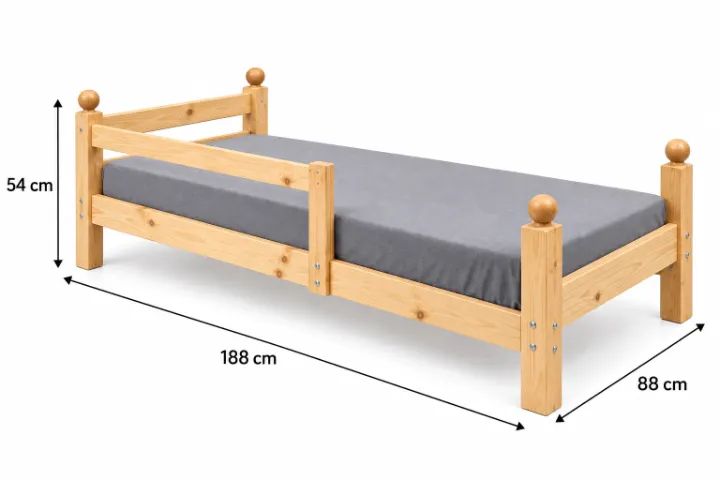 Cama de Madeira Maciça - SK Home - Foto 4