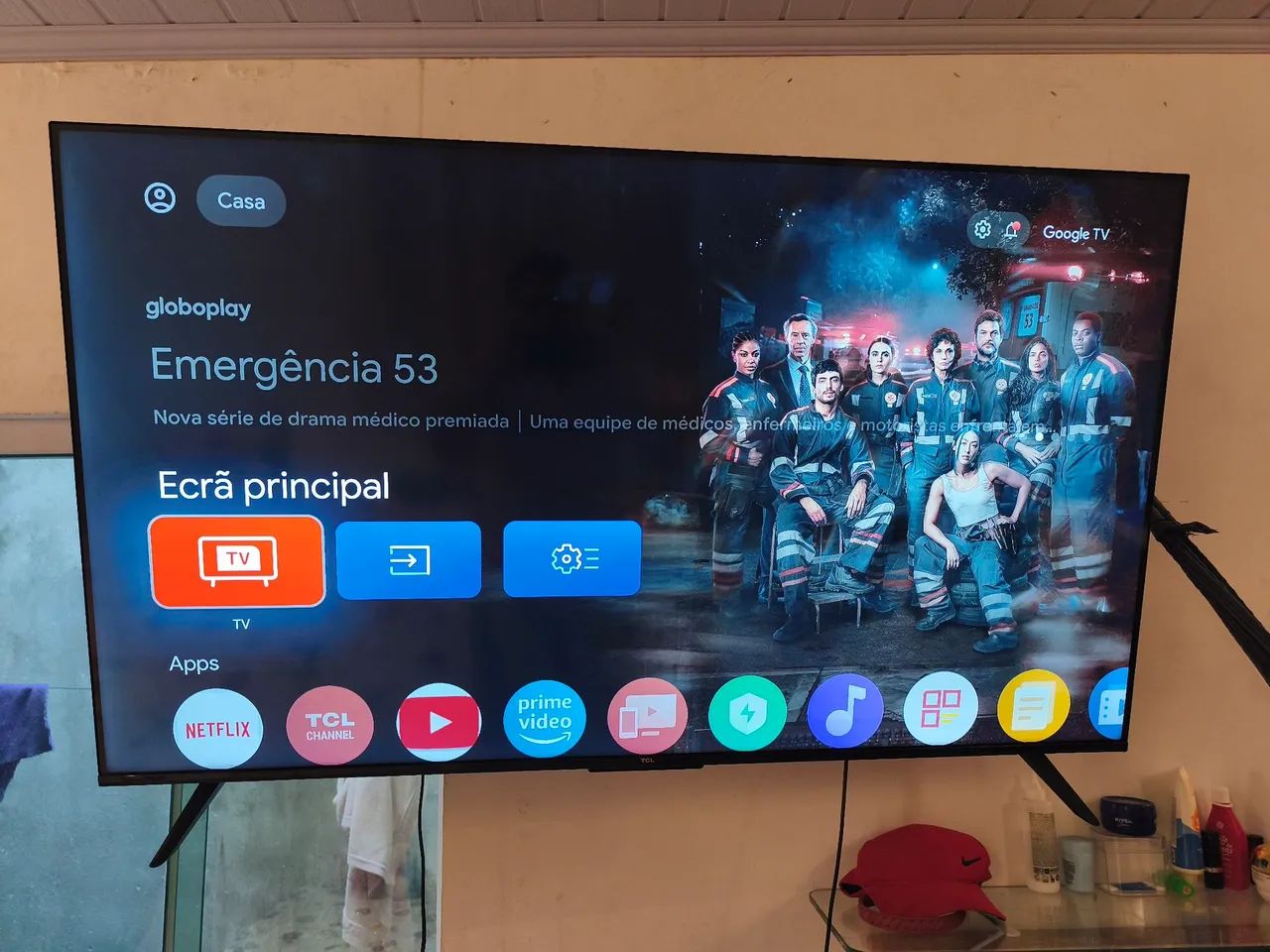 Smart tv TCL 55 polegadas UHD 4K HDR novinha