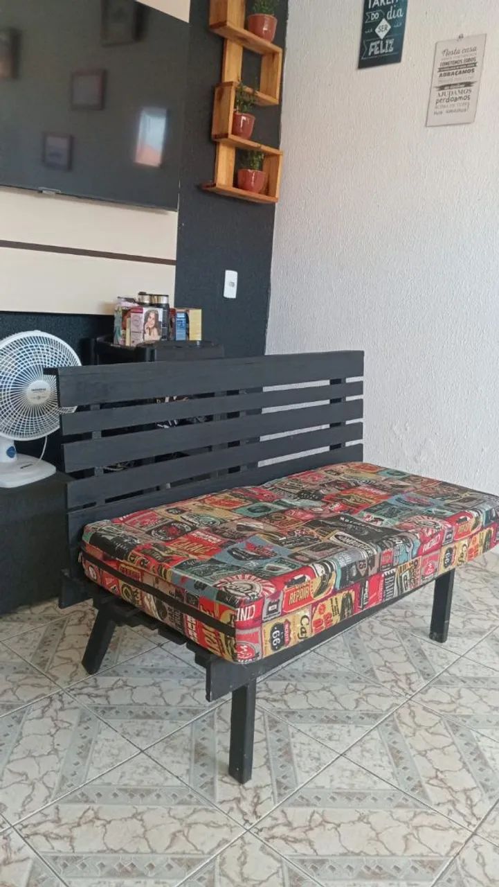 Banco de madeira de palete  - Foto 2