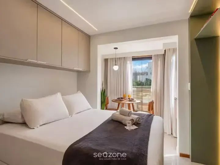 smart convenções- apartamento studio - decoracao e mobiliado- armacao - Foto 3