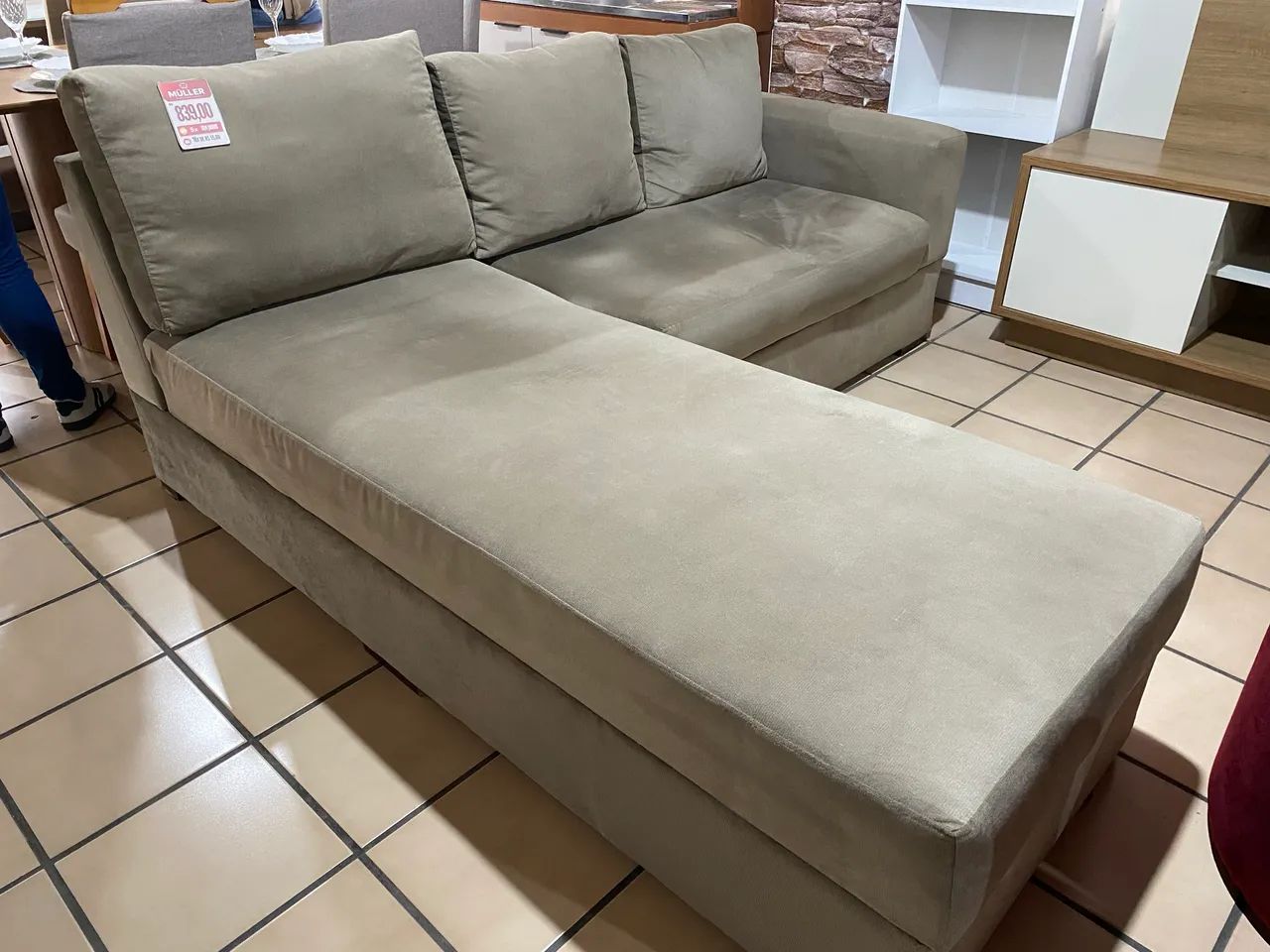 Sofá com chaise  - Foto 4