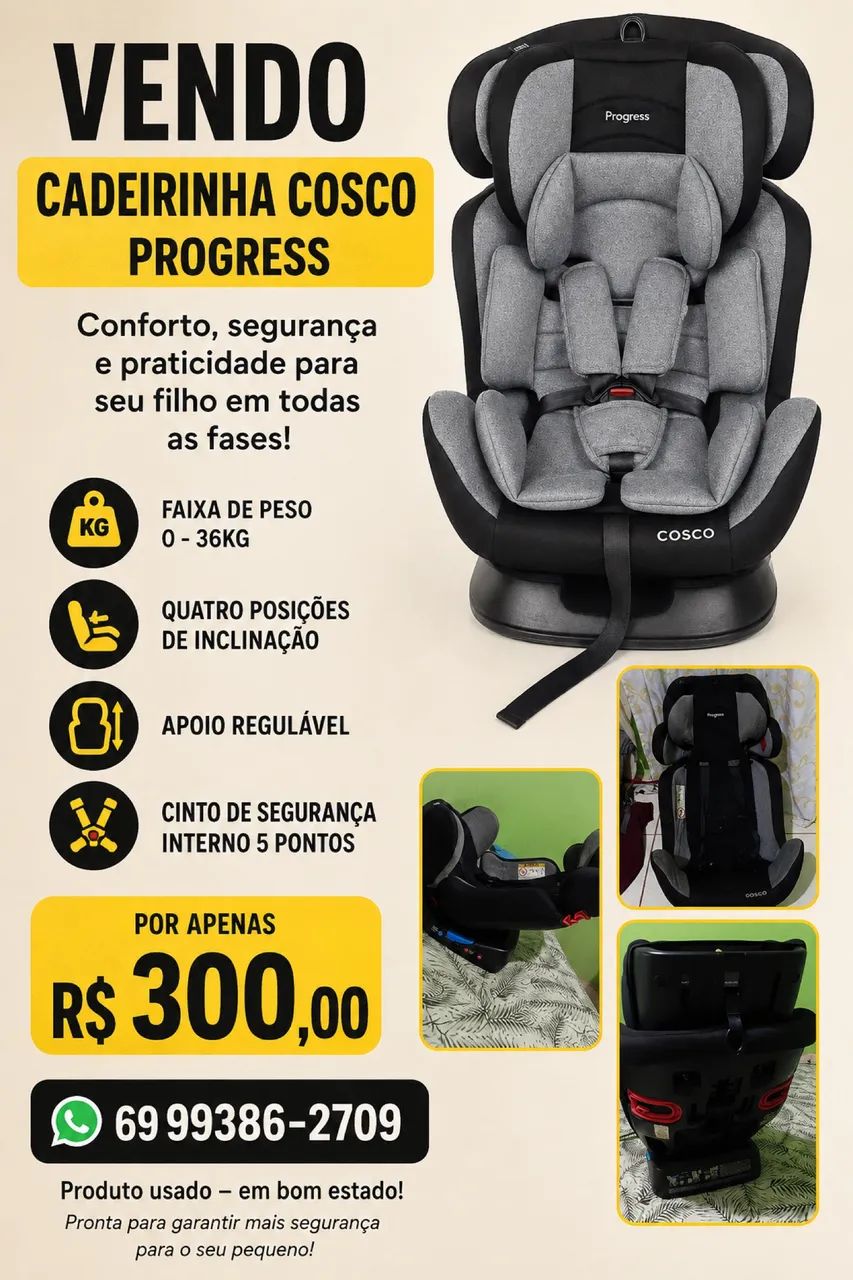 Cadeirinha de bebê pra carro  - Foto 2