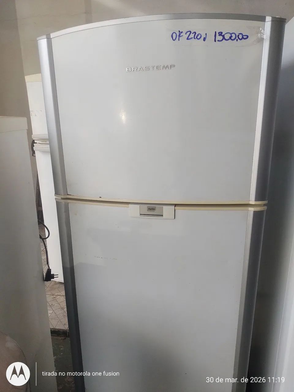 REFRIGERADOR BRASTEMP DUPLEX 220V