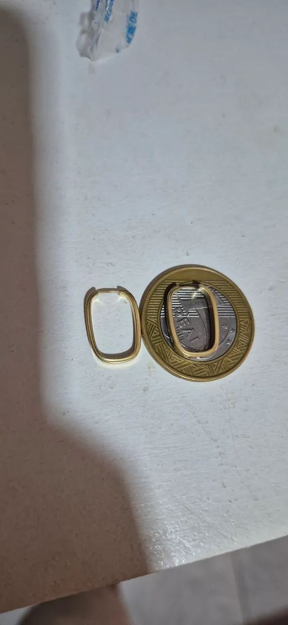 Argola ouro 18k
