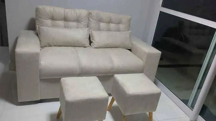 Kit de sofá completo muito confortável e elegância  - Foto 3