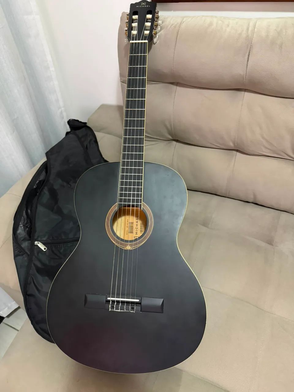 Violão Michael VM19E BKS. - Foto 5