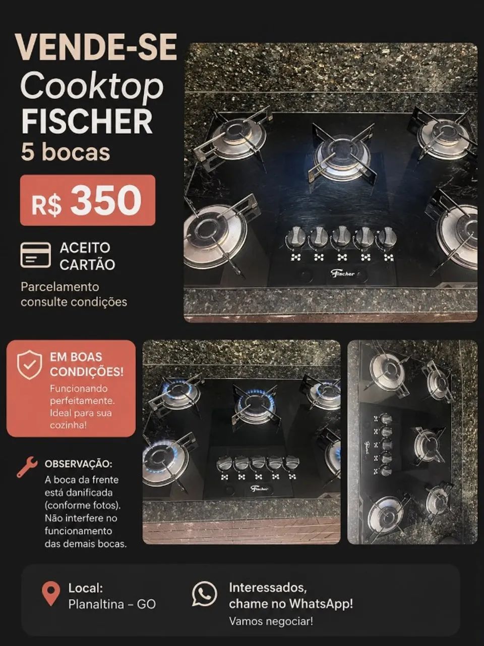 fogão coktop