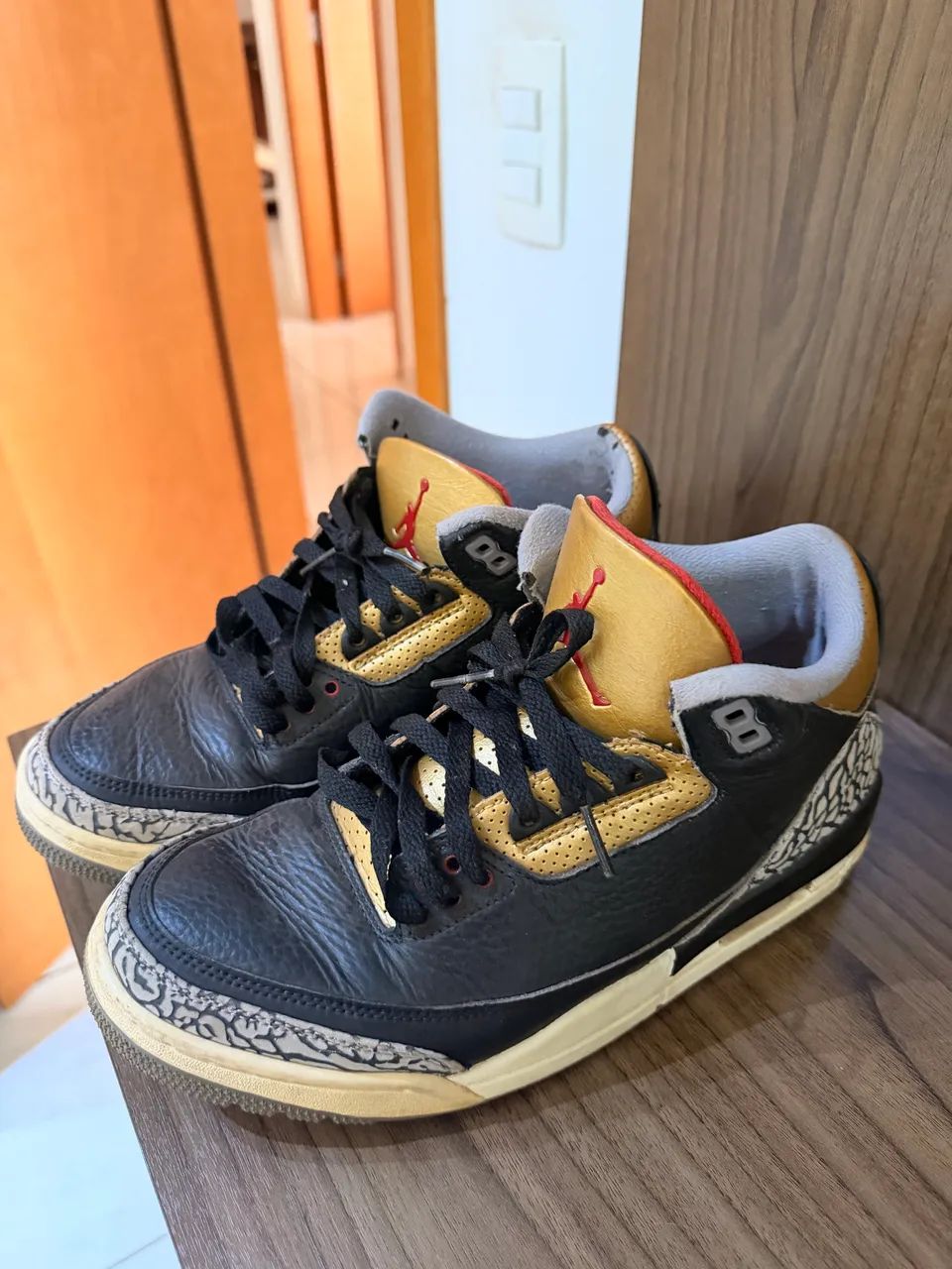 Air Jordan 3 Black Gold - Foto 5