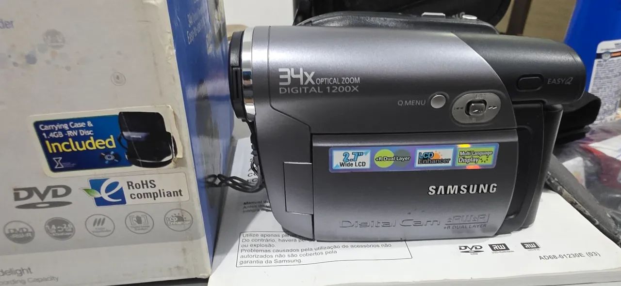 Filmadora digital CAM DVD