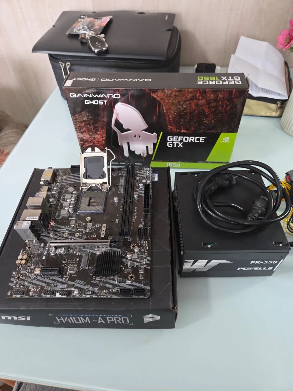 Kit Pc - placa mãe - placa de vídeo - fonte de alimentação Pc gamer 