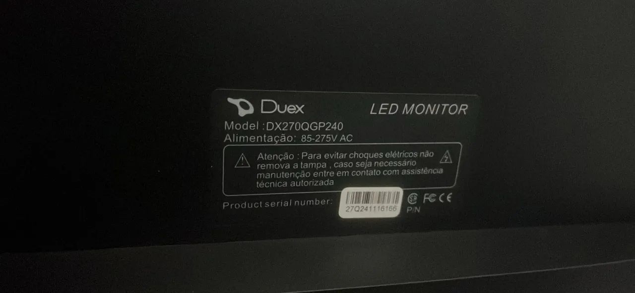 Monitor 27 240Hz Duex  - Foto 2