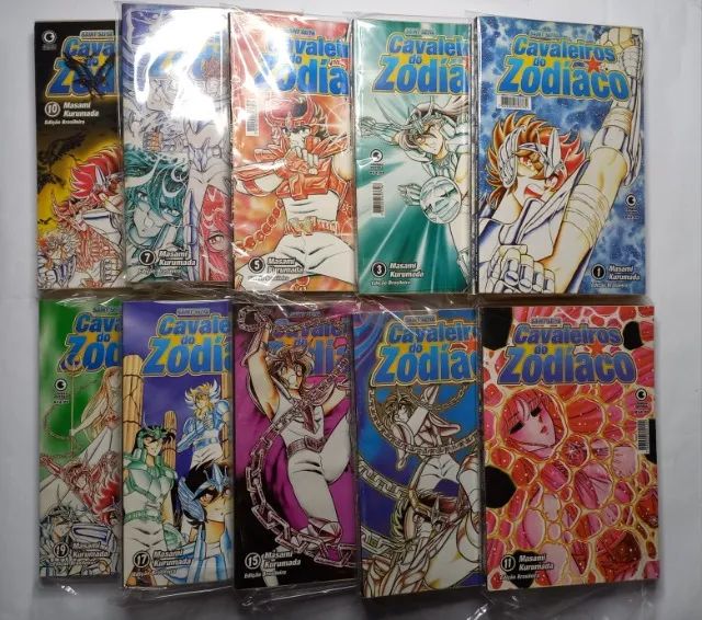 Quadrinhos Cavaleiros do Zodiaco 1 a 48 Completo Editora Conrad