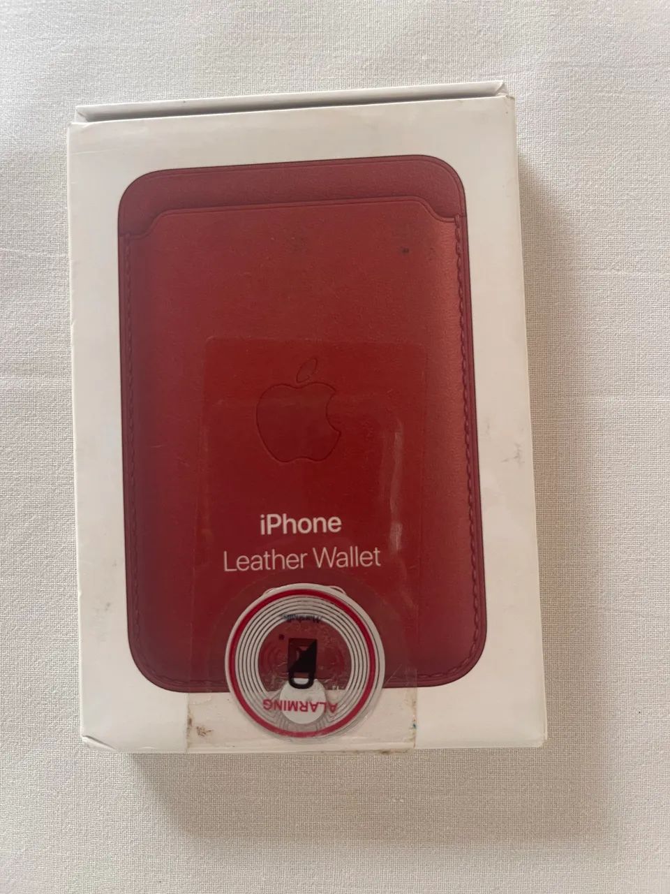 CARTEIRA DE COURO APPLE WALLET MARRON LISO