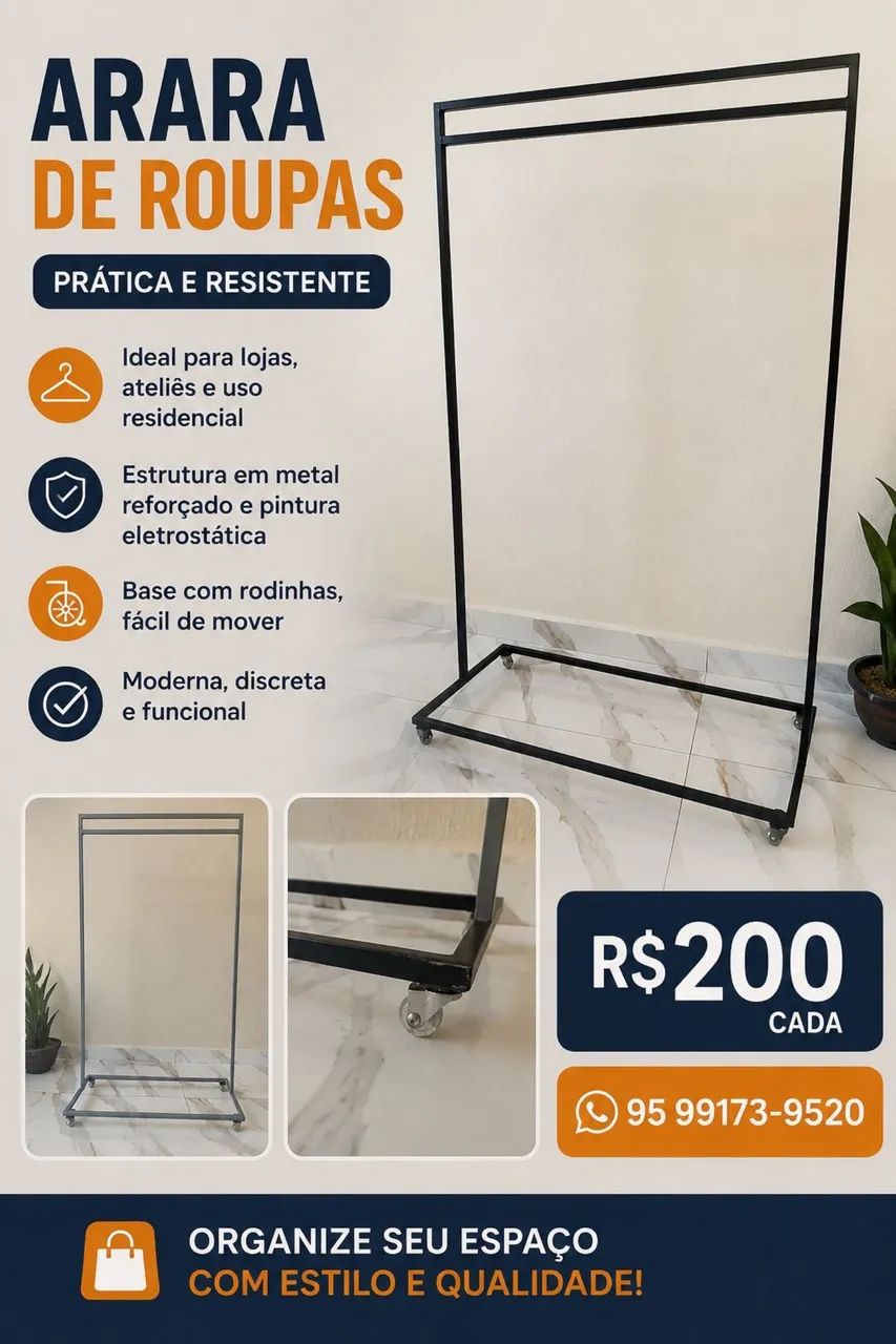Arara de roupa 