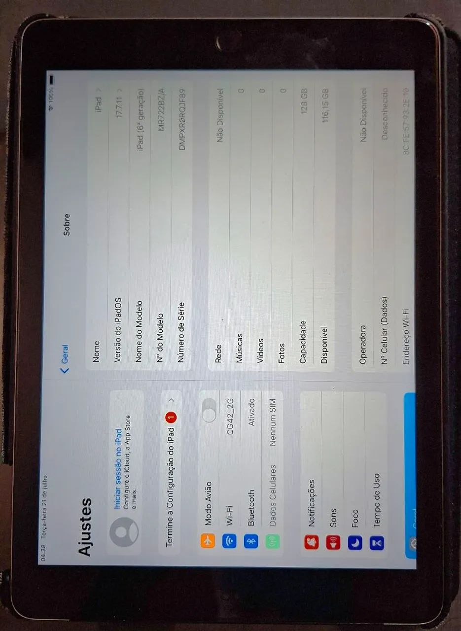 Ipad 6a geração 128gb  - Foto 3