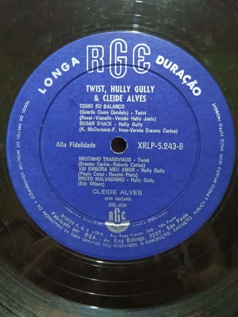 LP vinil Cleide Alves / Twist hully hully 1963 - Foto 4