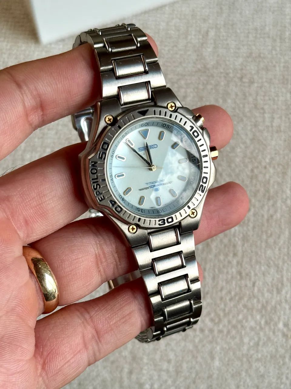 Relogio seiko titanium
