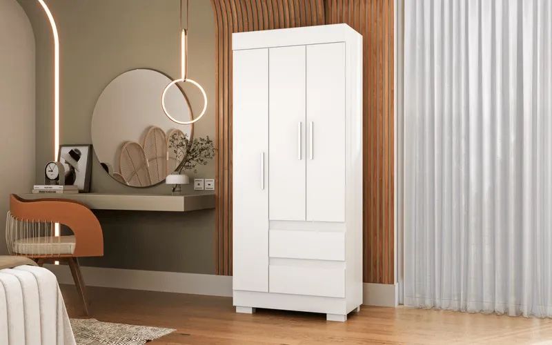 Roupeiro Maya 3 Portas R$589,99