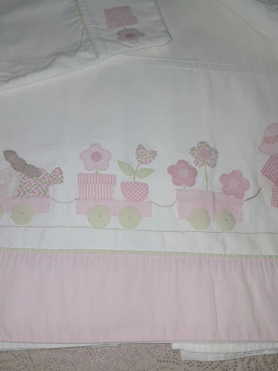 Conjunto berço 3 peças 100 algodão 