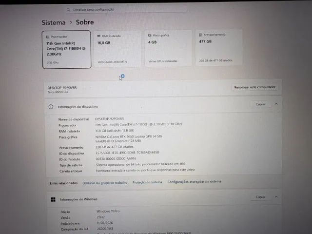 Notebook Acer Nitro 5  - Foto 2