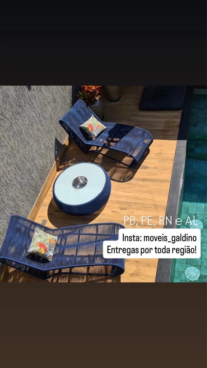 Cadeiras de piscina / espreguiçadeiras  - Foto 2