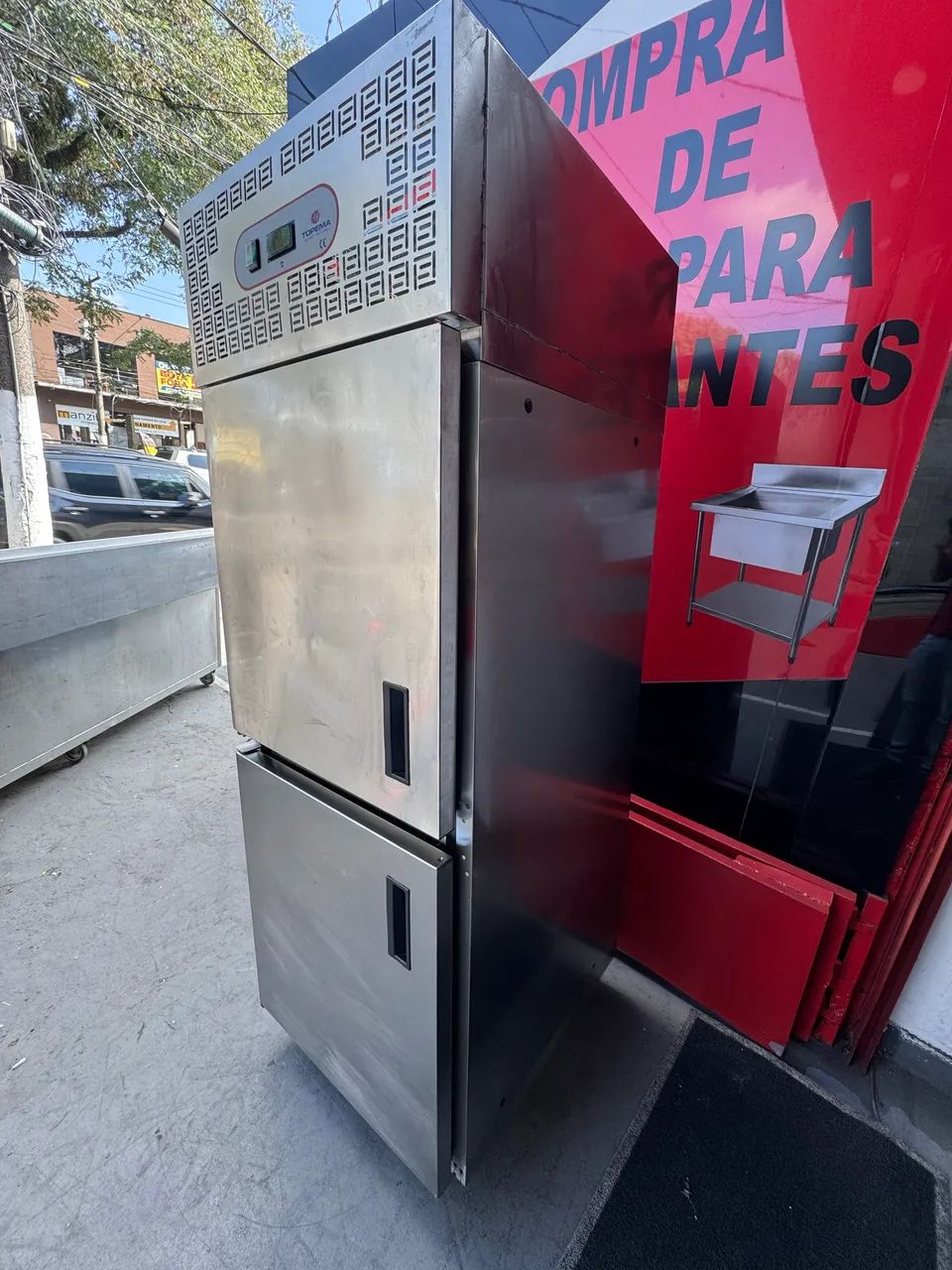 VENDO UMA GELADEIRA 2 PORTAS TOPEMA ESTADO DE NOVA - Foto 5