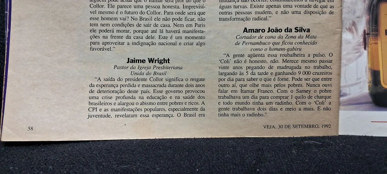 Edição extra da Veja - a queda de Fernando Collor - Foto 5