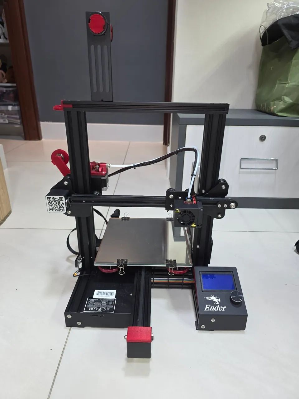 Impressora 3D Ender 3 Pro + Customização + Peças Extras