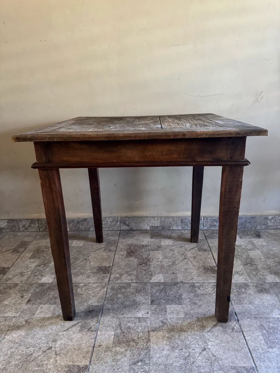 Mesa rústica de madeira maciça  - Foto 2