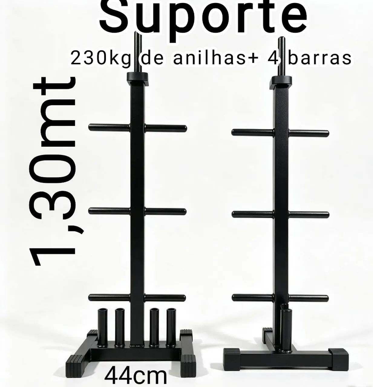 Suporte para barras anilhas  - Foto 2