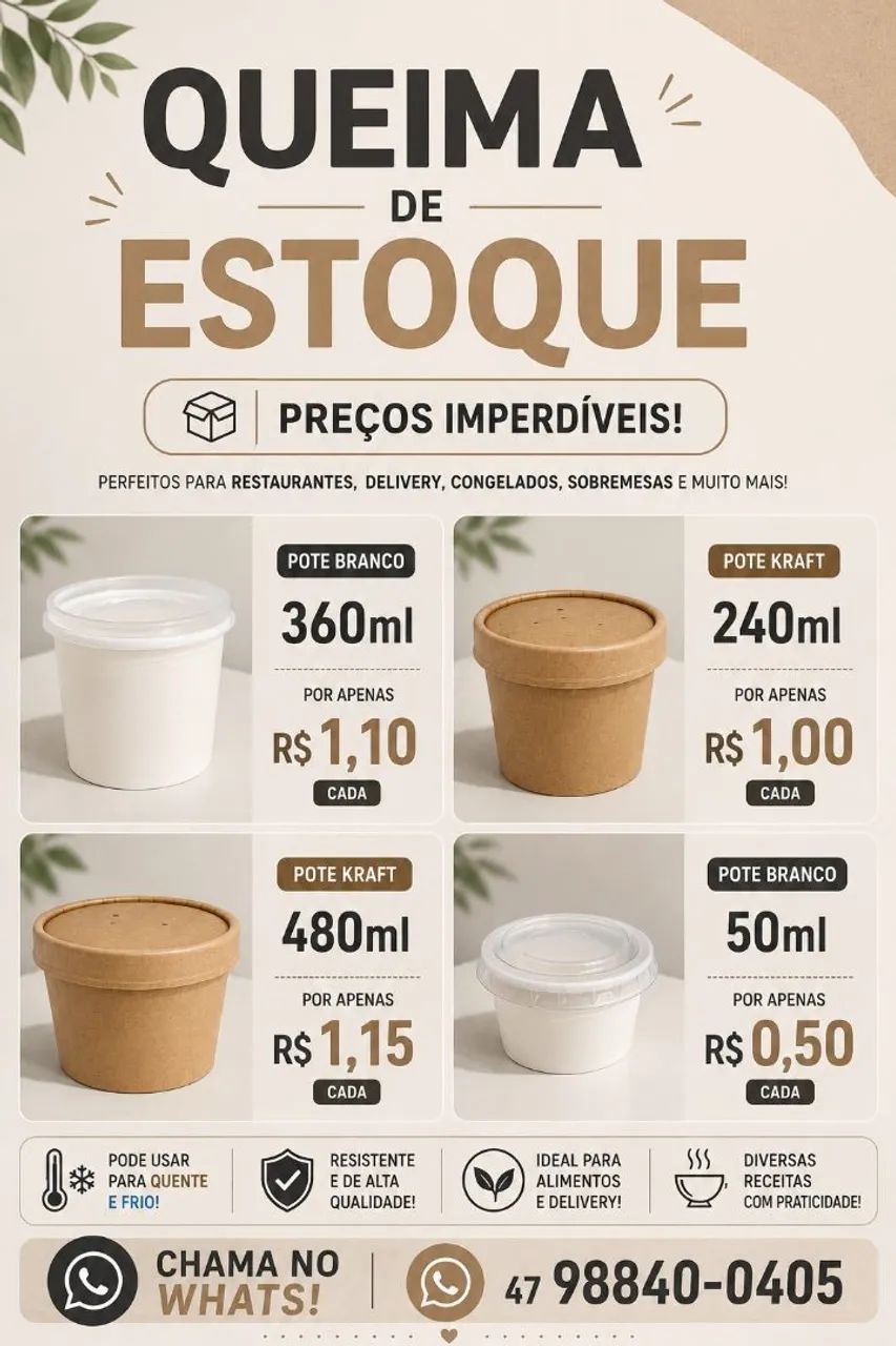 Embalagens alimentício 