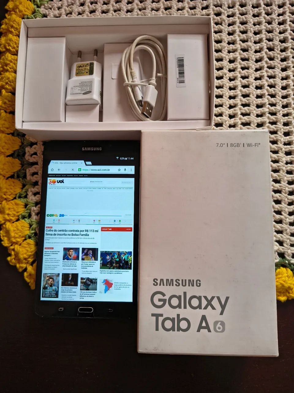 Tablet Samsung Galaxy A6 8GB tela 7.0" - Foto 4